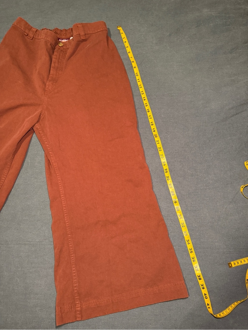 BIG BUD PRESS - Womenβs Bell Bottoms in Fudgesicle Brown in XL - Picture 13 of 14